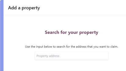 screenshot of how to list a property